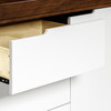 Hudson 3-Drawer Changer Dresser with Removable Changing Tray, Expresso/White - Dressers - 6