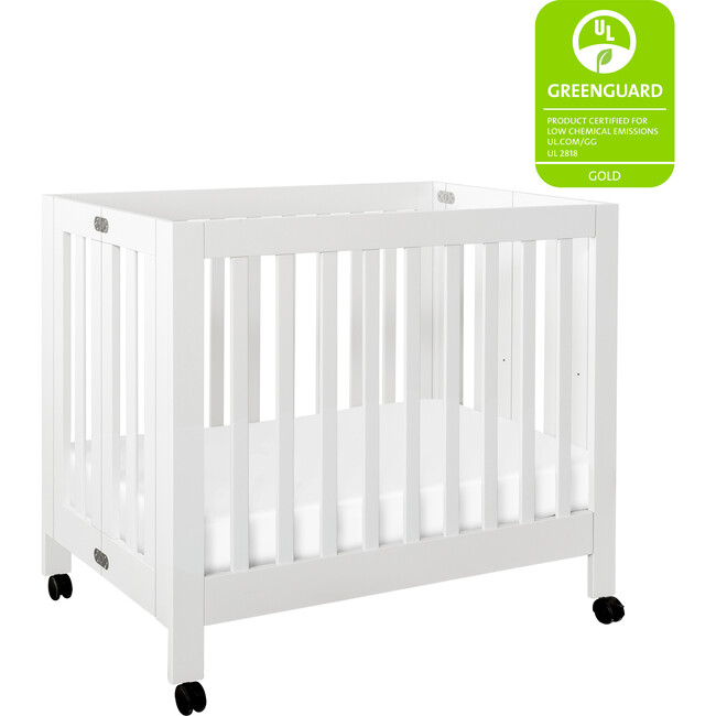 Origami Mini Crib, White - Cribs - 4