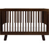 Hudson 3-in-1 Convertible Crib with Toddler Bed Conversion Kit, Espresso - Cribs - 1 - thumbnail