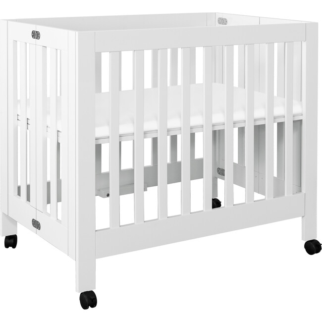 Origami Mini Crib, White - Cribs - 5