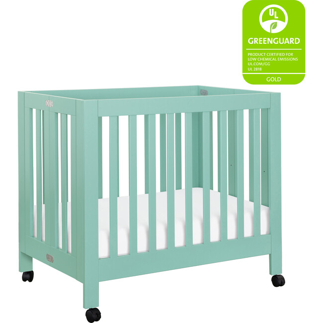 Origami Mini Crib, Lagoon - Cribs - 3