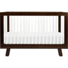Hudson 3-in-1 Convertible Crib with Toddler Bed Conversion Kit, Espresso/White - Cribs - 1 - thumbnail