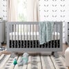 Hudson 3-in-1 Convertible Crib with Toddler Bed Conversion Kit, Grey - Cribs - 2