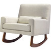 Sleepytime Rocker, Oatmeal with Walnut Legs - Nursery Chairs - 2