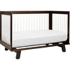 Hudson 3-in-1 Convertible Crib with Toddler Bed Conversion Kit, Espresso/White - Cribs - 6
