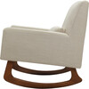 Sleepytime Rocker, Oatmeal with Walnut Legs - Nursery Chairs - 3