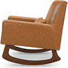 Sleepytime Rocker, Tan Leather - Nursery Chairs - 3