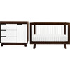 Hudson 3-in-1 Convertible Crib with Toddler Bed Conversion Kit, Espresso/White - Cribs - 8
