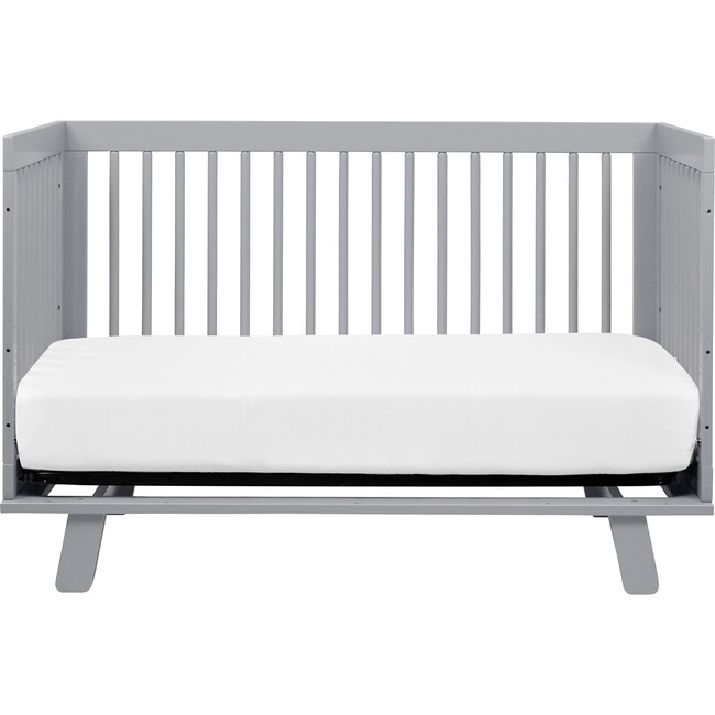 Hudson 3-in-1 Convertible Crib with Toddler Bed Conversion Kit, Grey - Cribs - 7