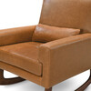 Sleepytime Rocker, Tan Leather - Nursery Chairs - 4