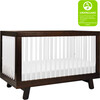 Hudson 3-in-1 Convertible Crib with Toddler Bed Conversion Kit, Espresso/White - Cribs - 10 - thumbnail