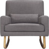 Sleepytime Rocker, Pebble with Light Legs - Nursery Chairs - 1 - thumbnail