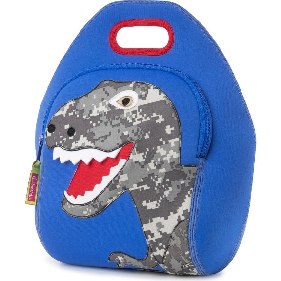 Dinosaur Lunch Bag, Blue