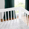 Hudson 3-in-1 Convertible Crib with Toddler Bed Conversion Kit, White - Cribs - 8