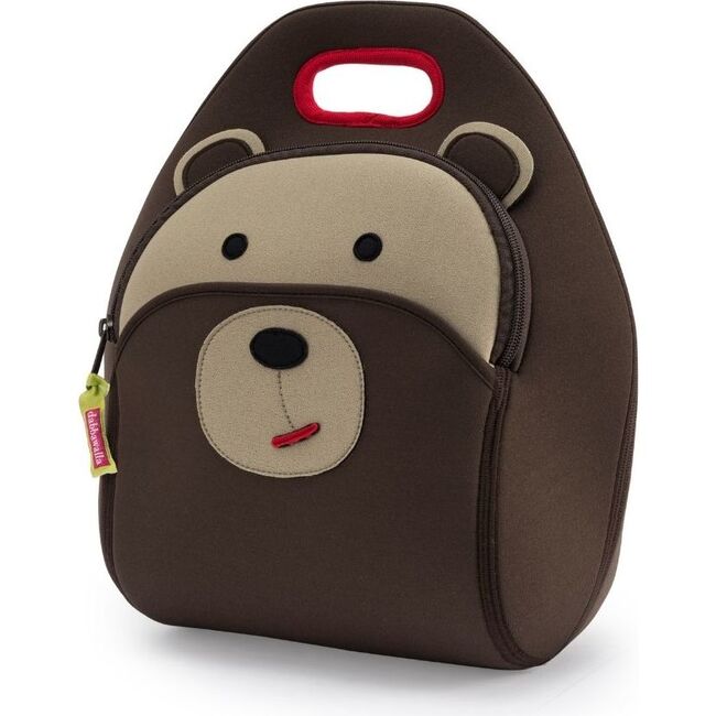 RETIRED Brown Bear Lunch Bag, Brown - Lunchbags - 1