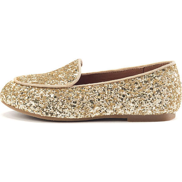 Piper Glitter, Gold - Age of Innocence Shoes | Maisonette