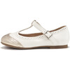 Kathryn, White & Gold - Mary Janes - 1 - thumbnail