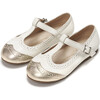 Kathryn, White & Gold - Mary Janes - 2