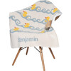 Monogrammed Ducky Baby Blanket, Pond - Throws - 1 - thumbnail