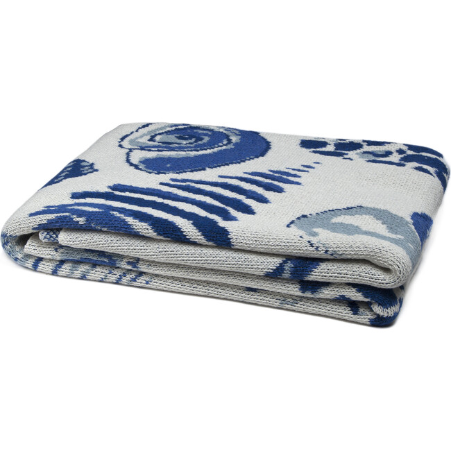 Shells Throw, Blue - Throws - 1