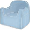 Monogrammable Reader Chair, Light Blue - Kids Seating - 1 - thumbnail