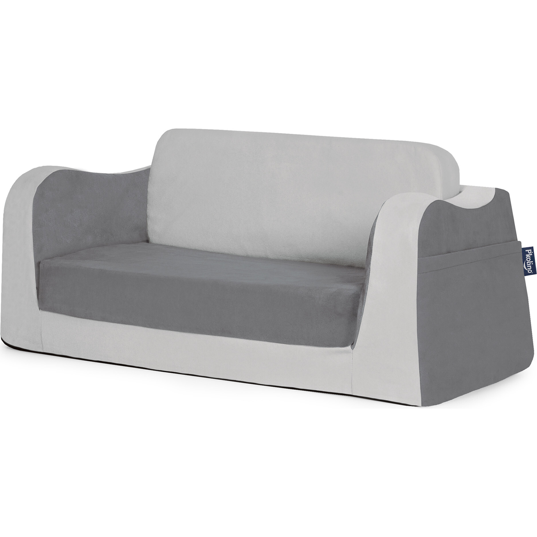 Little Reader Sofa, Grey/Dark Grey - Kids Seating - 1