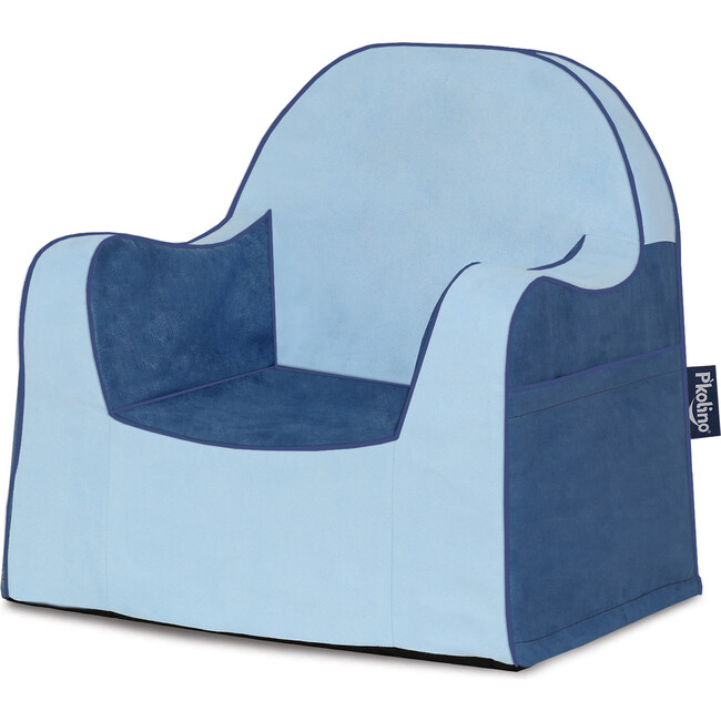 Monogrammable Little Reader Toddler Chair, Two Tone Blue