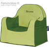 Monogrammable Little Reader Toddler Chair, Two Tone Green - Kids Seating - 2