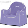Monogrammable Little Reader Chair, Light Purple - Kids Seating - 2