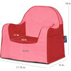 Monogrammable Little Reader Toddler Chair, Two Tone Red - Kids Seating - 4