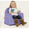 Monogrammable Little Reader Chair, Light Purple - Kids Seating - 5