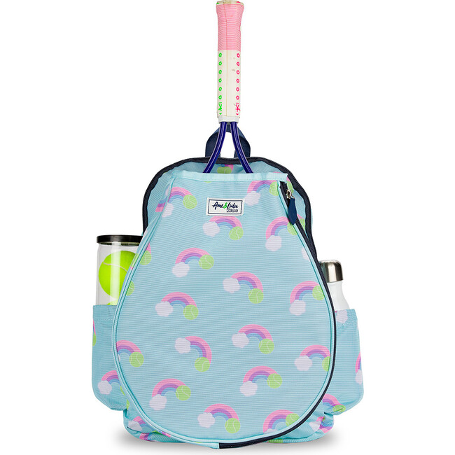 Little Love Tennis Backpack, Pastel Rainbow