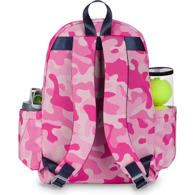 Little Love Tennis Backpack, Pink Camo - Backpacks - 2