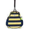 Happy Game On Tennis Backpack, Yellow - Backpacks - 1 - thumbnail