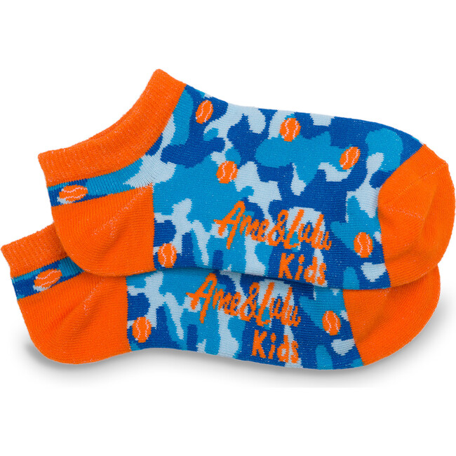 Happy Feet Socks, Blue Camo - Socks - 1