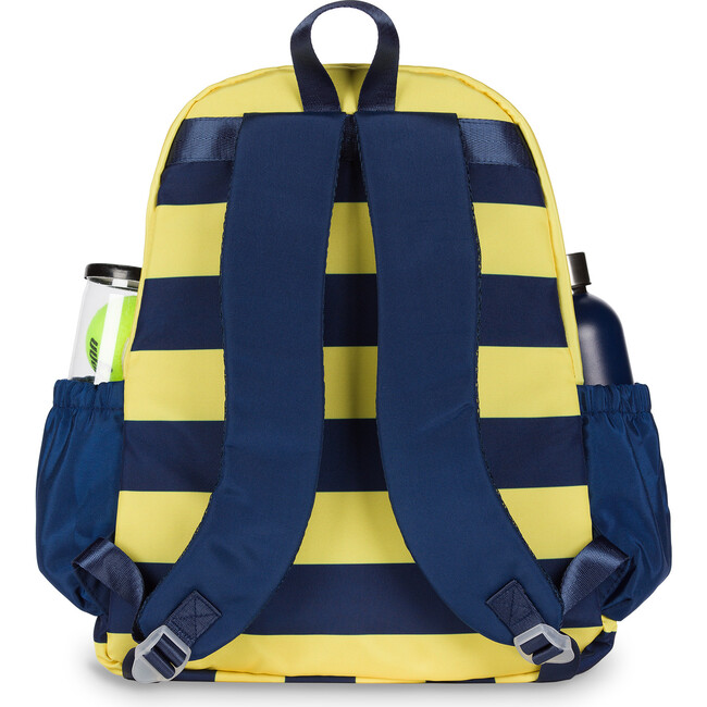 Happy Game On Tennis Backpack, Yellow - Backpacks - 3