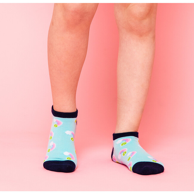 Happy Feet Socks, Pastel Rainbow