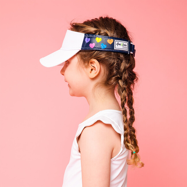 Big Love Tennis Visor, Rainbow Serve - Hats - 2