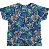 Mini Turtles T-Shirt, Blue - Tees - 1 - thumbnail