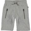 Melange Ashton Shorts, Gray - Shorts - 1 - thumbnail