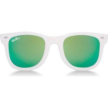WeeFarers® Polarized Sunglasses, White with Sea Green