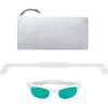 Polarized Sunglasses, White with Sea Green - Sunglasses - 2 - thumbnail