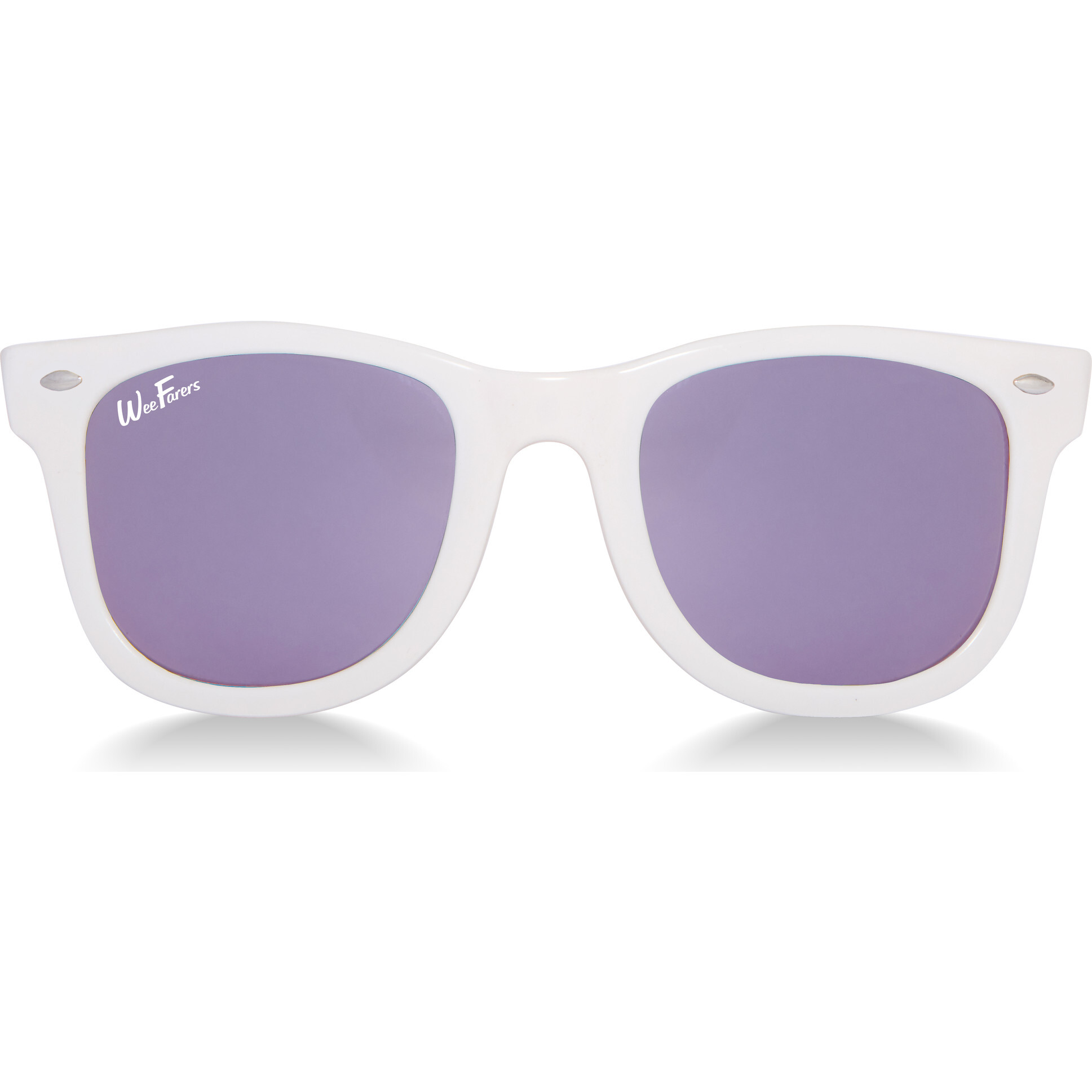 WeeFarers® Polarized Sunglasses, White with Purple - Sunglasses - 1