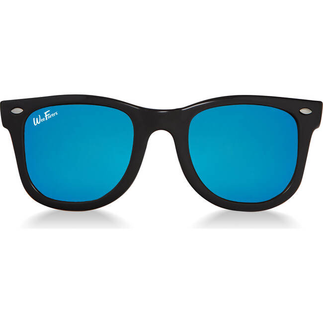 WeeFarers® Polarized Sunglasses, Black with Ocean Blue