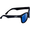 Polarized Sunglasses, Black with Ocean Blue - Sunglasses - 2 - thumbnail