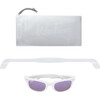Polarized Sunglasses, White with Purple - Sunglasses - 3