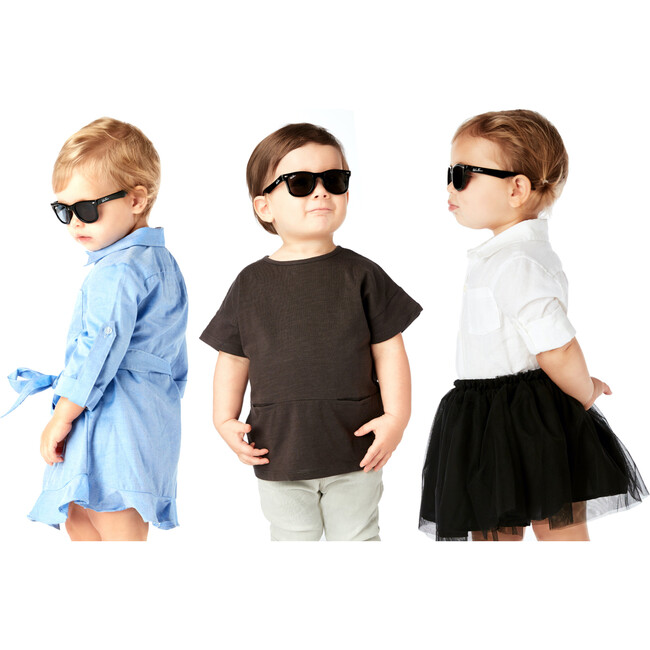 WeeFarers® Polarized Sunglasses, Black - Sunglasses - 3