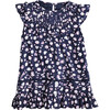 Anna Dress, Mini Pansy Print - Blouses - 1 - thumbnail