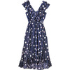 Women's Ruby Dress, Pansy Print - Dresses - 1 - thumbnail