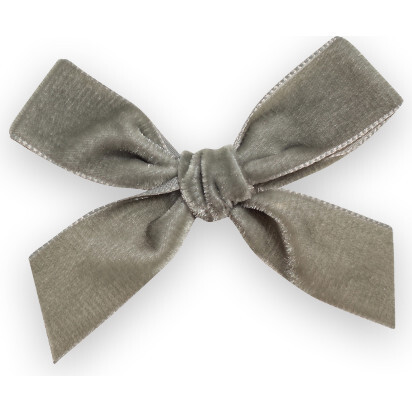 Velvet Bow Headband, Sage - Hair Accessories - 1